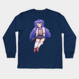 When They Cry Rika Furude Design Kids Long Sleeve T-Shirt